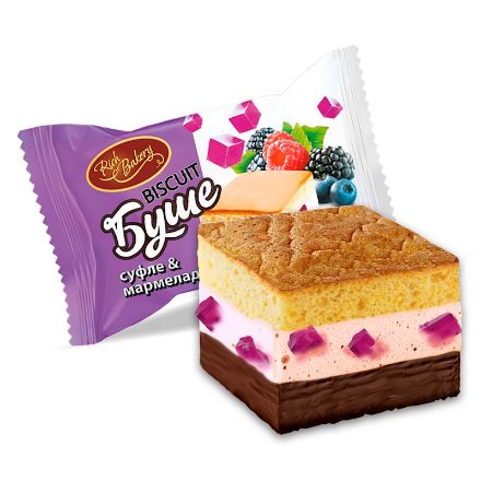 Εικόνα της Παντεσπάνι 'BOUCHE' με διάφορα φρούτα