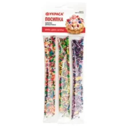 Εικόνα της Τούφα πολύχρωμη διακοσμητική  mix 3 σε 1 