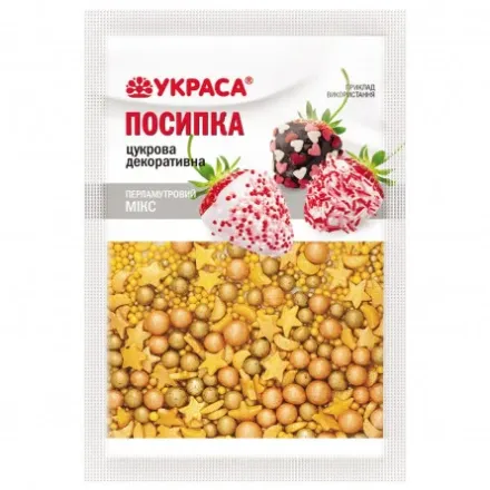 Εικόνα της Τούφα πολύχρωμη διακοσμητική  (πέρλες mix) διάφορα χρώματα