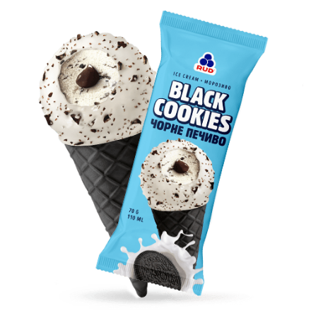 Εικόνα της Παγωτό Black cookies